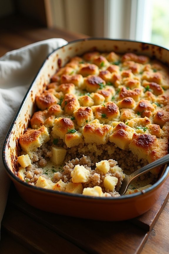 hearty stuffing with layers