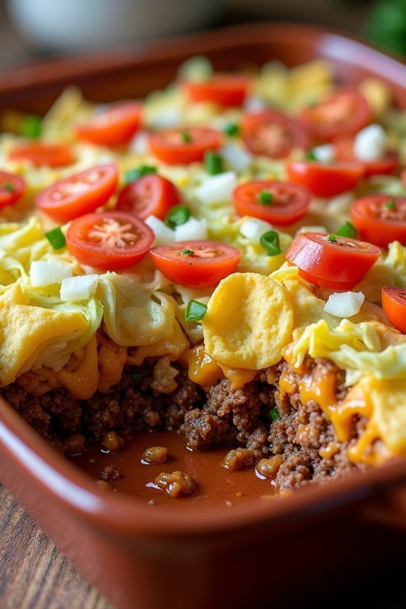 hearty taco casserole recipe