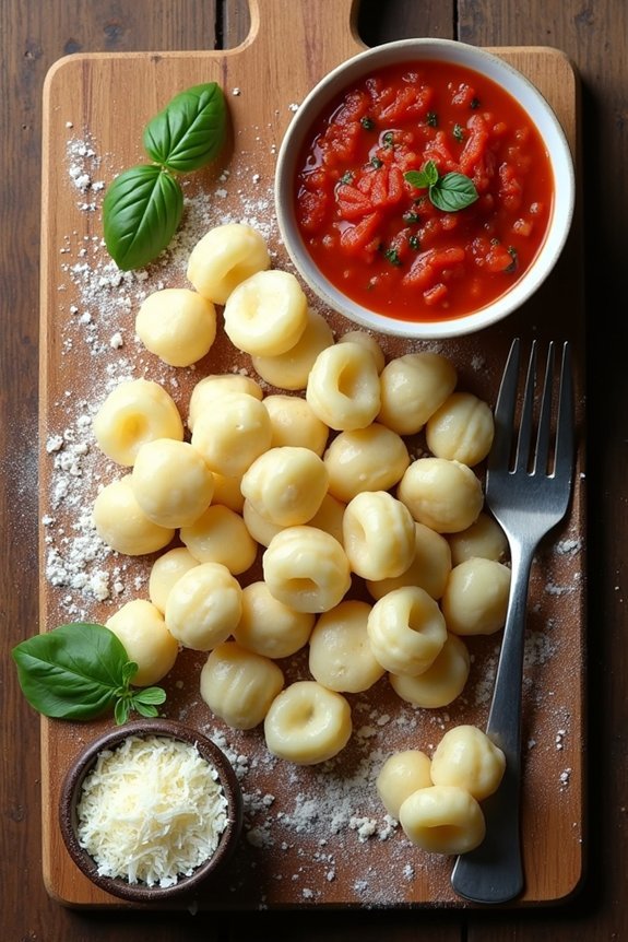 homemade italian potato gnocchi
