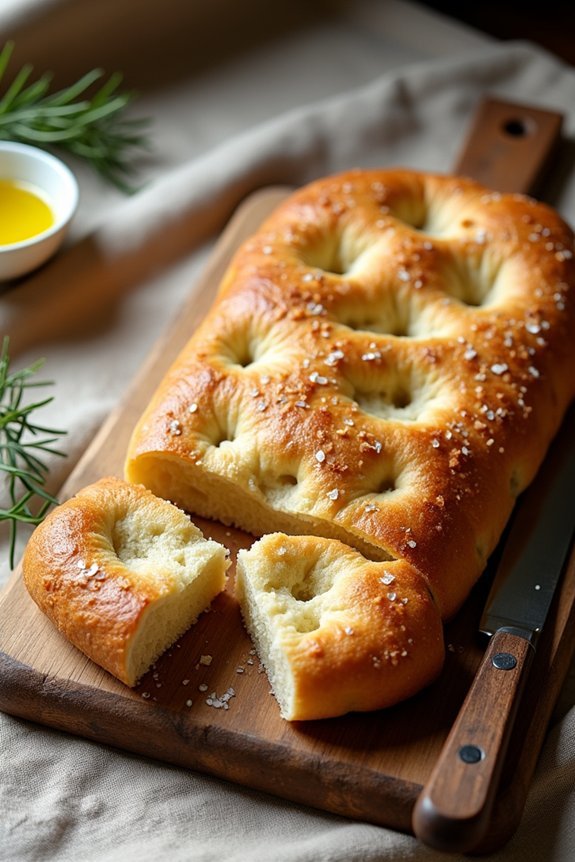 homemade rustic italian bread