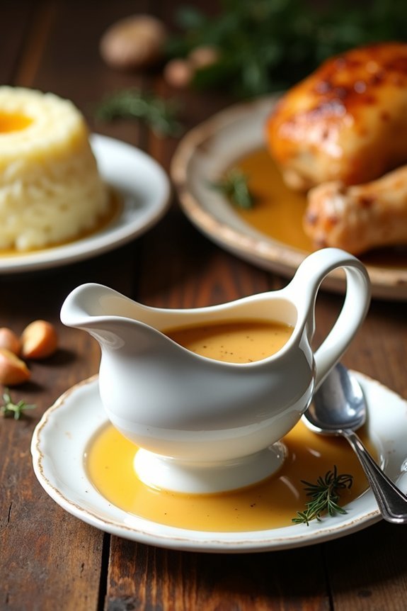 homemade silky chicken gravy