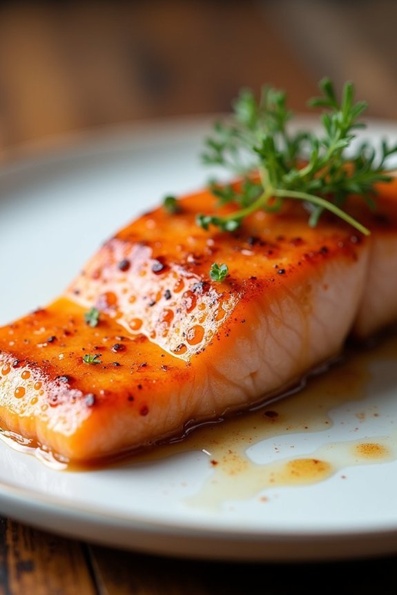 honey glazed salmon made easy
