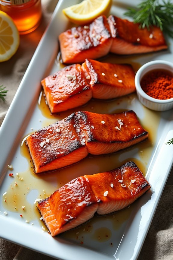 honey glazed salmon recipe