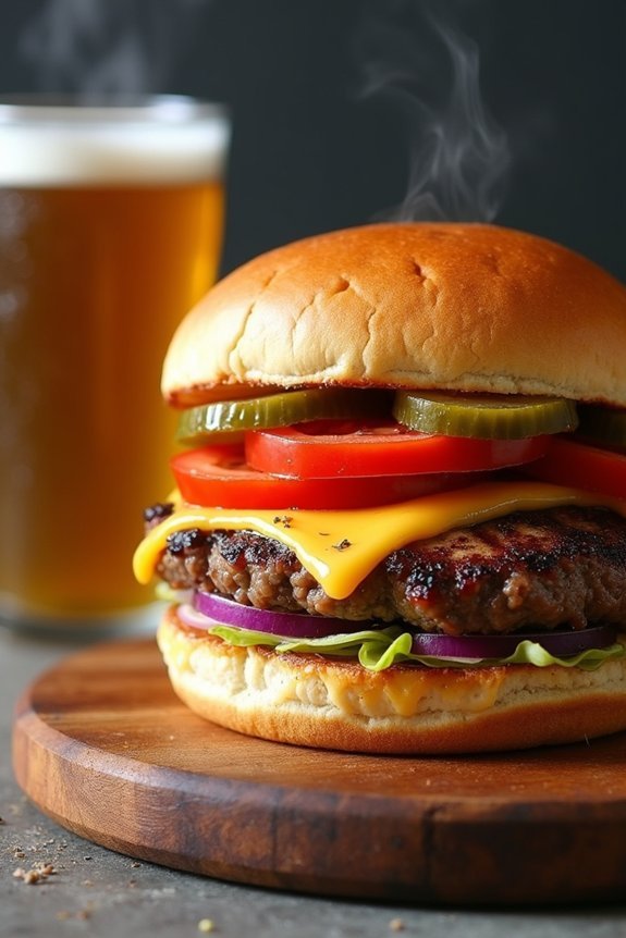 juicy angus cheeseburger recipe