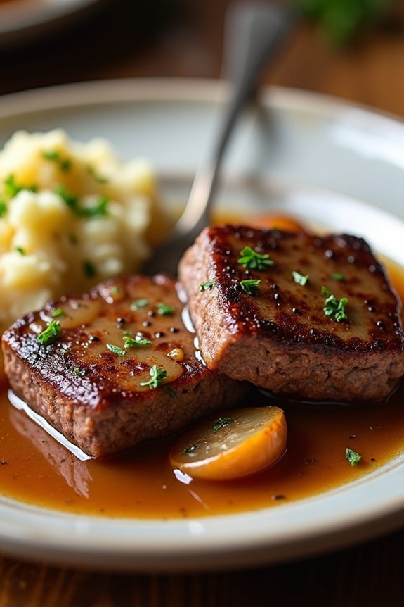 layered flavor hamburger steak