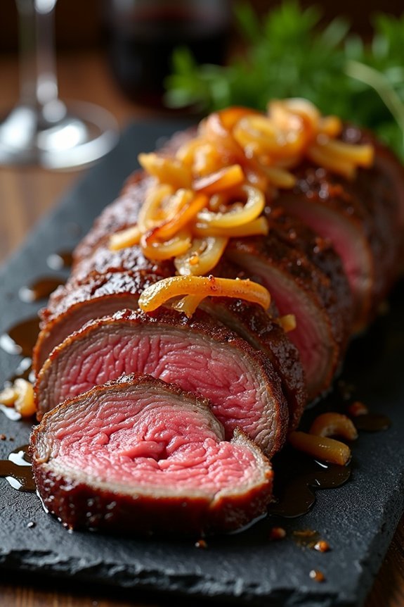 marinate broil slice serve