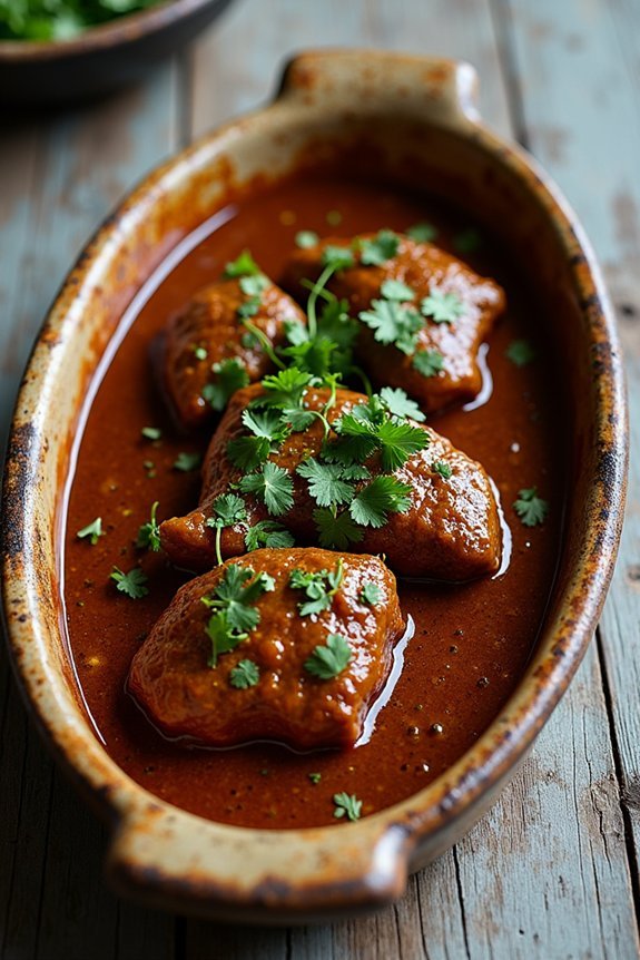 mole poblano turkey dish