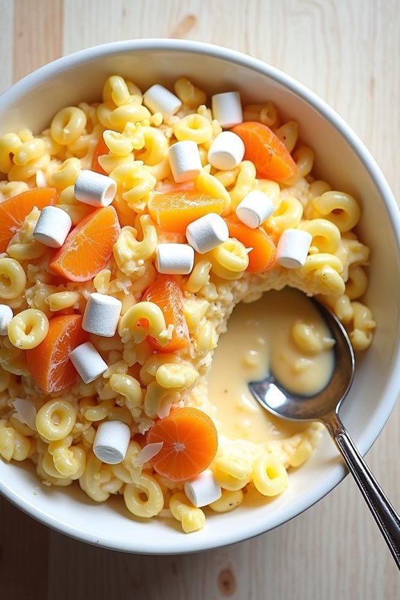 pasta salad with sweetness