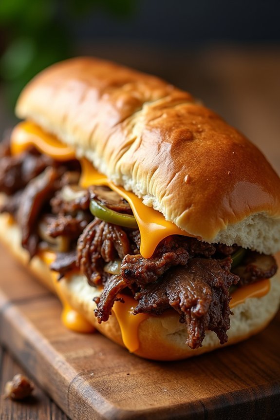 philly cheesesteak assembly strategy