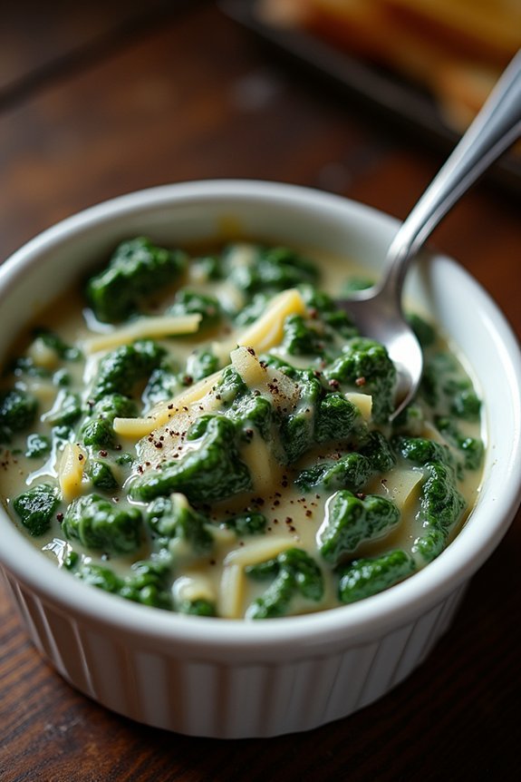 rich creamy spinach perfection