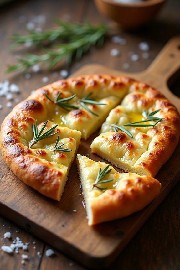 rustic pizza dough preparation