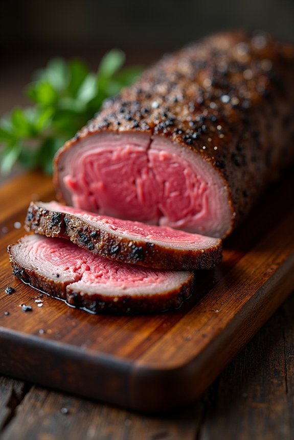 salt sealed grilled tri tip