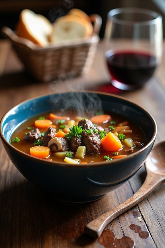 savory beef and vegetables