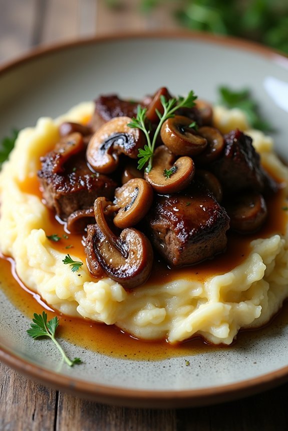 savory beef tips recipe