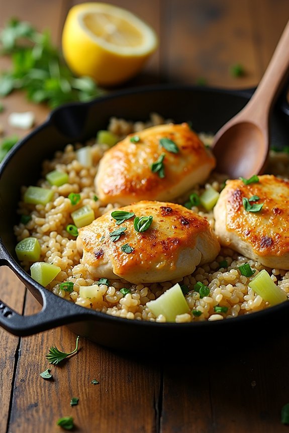 savory chicken rice dish