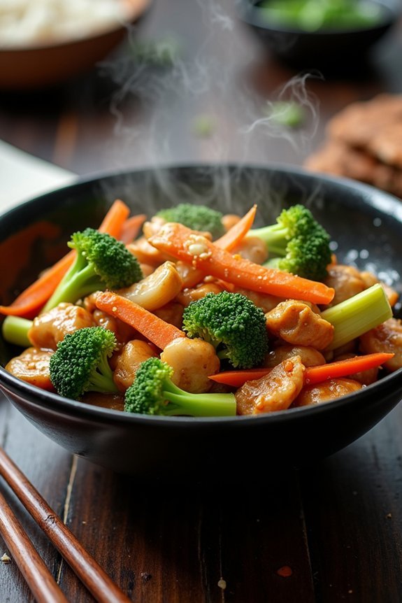 savory chicken stir fry recipe