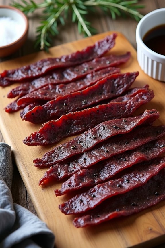 savory homemade beef jerky
