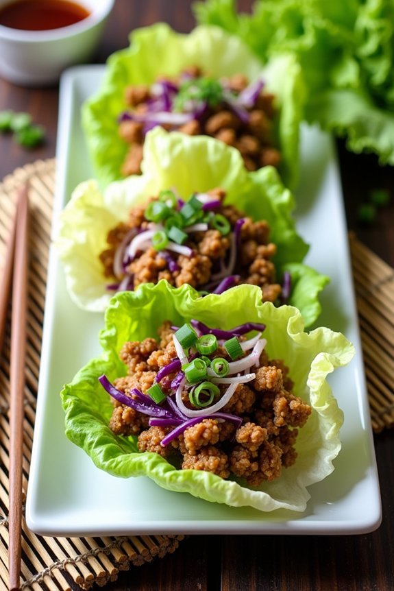 savory lettuce wrap recipe