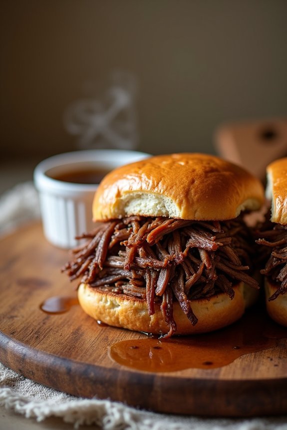 savory slow cooker sandwich