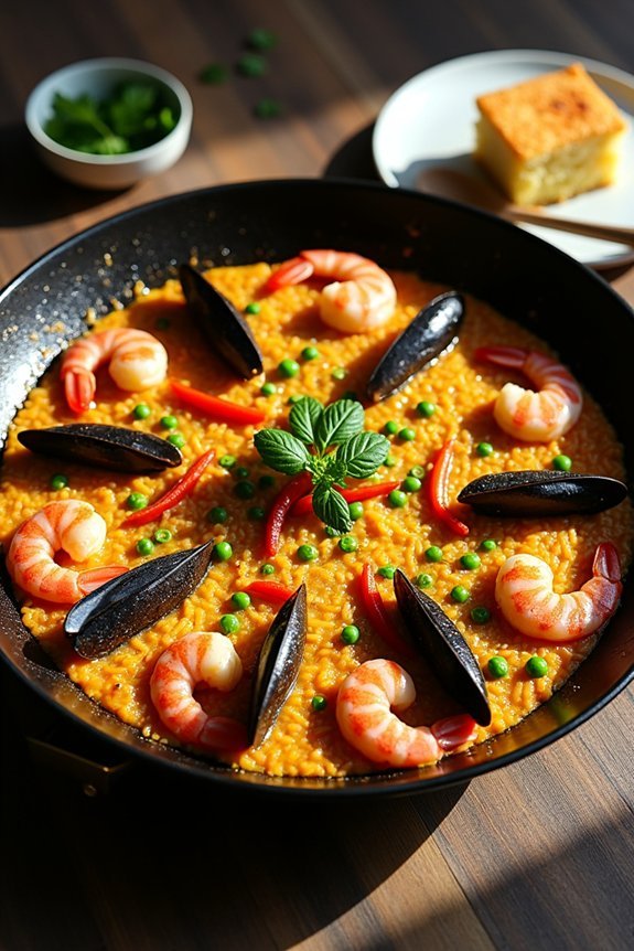 seafood and sausage dish