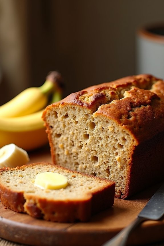 simple satisfying banana bread