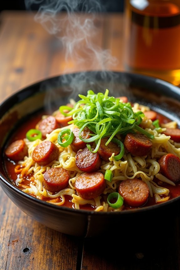 sizzling asian egg roll bowl