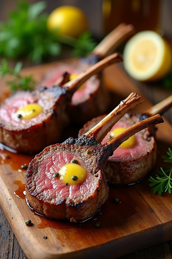 sizzling lamb chops recipe