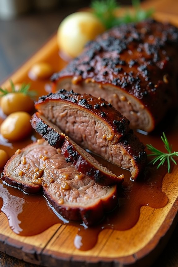 slow cooker mustard roast