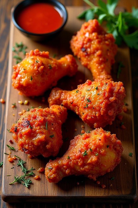 spicy fried chicken dish