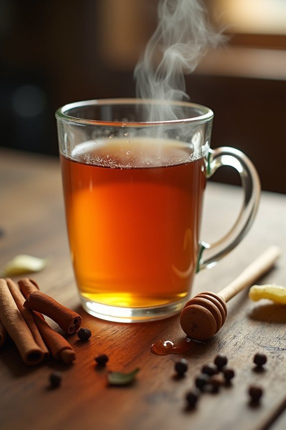 spicy sweet warming tea