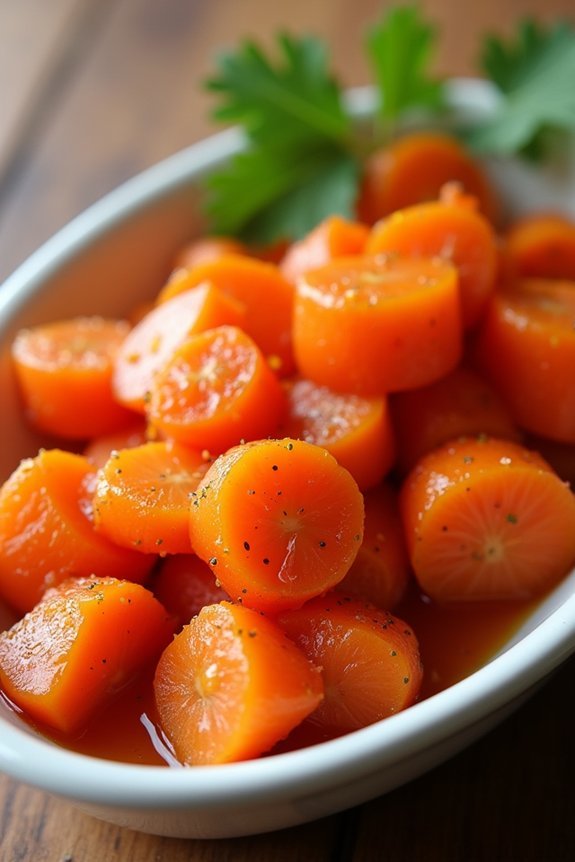 sweet orange glazed carrots recipe