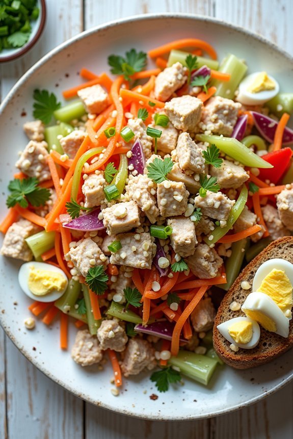 tuna salad with zest