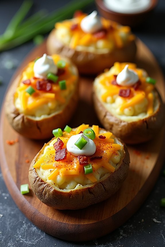 twice baked cheesy potatoes
