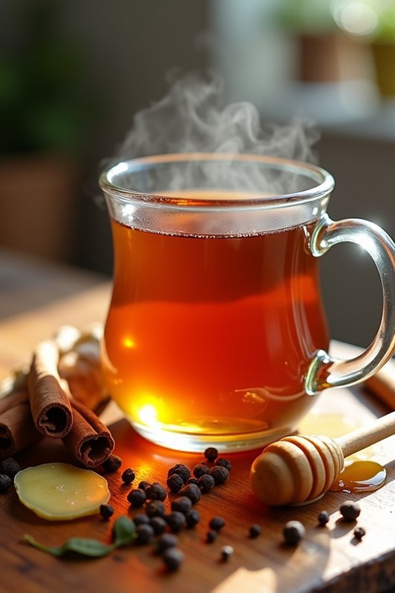 warming spiced bal tea