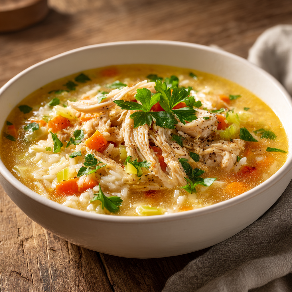 chicken and rice soup recipe