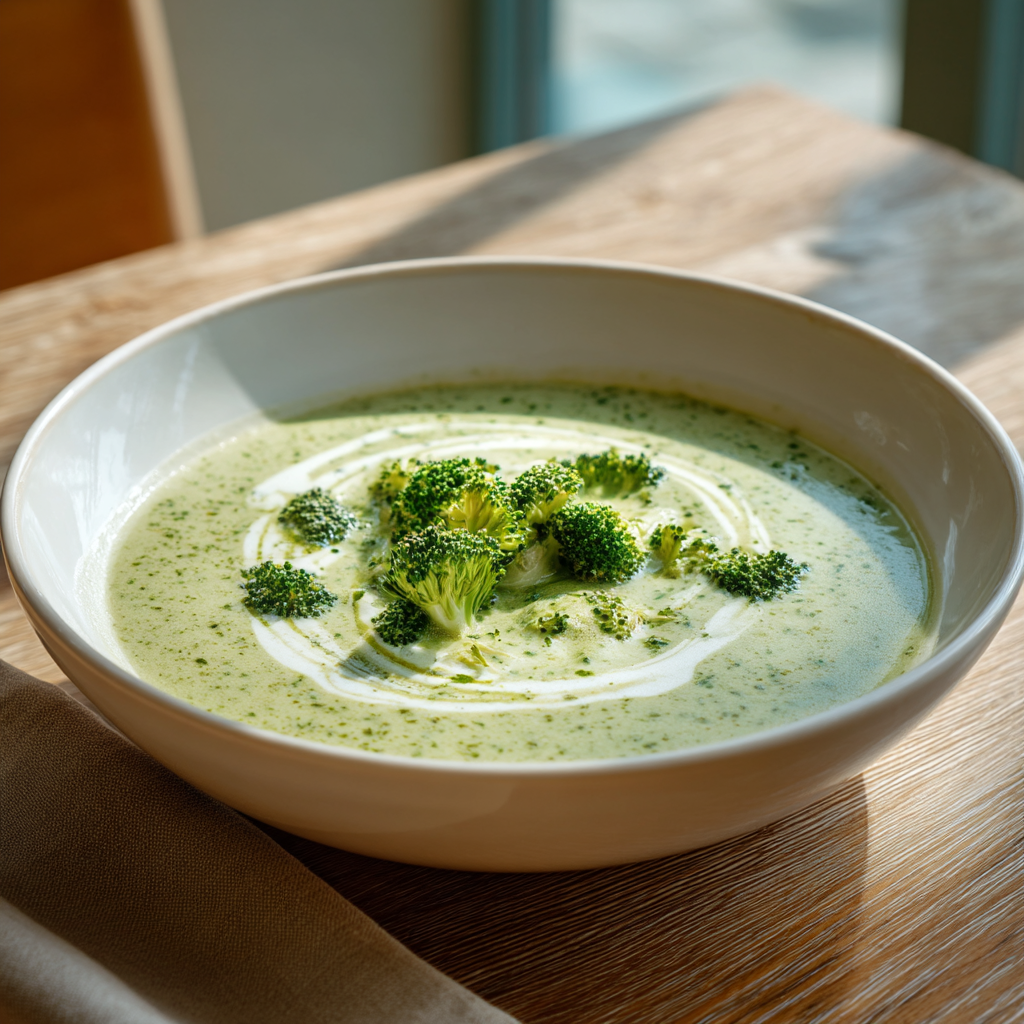 cream of broccoli soup recipe