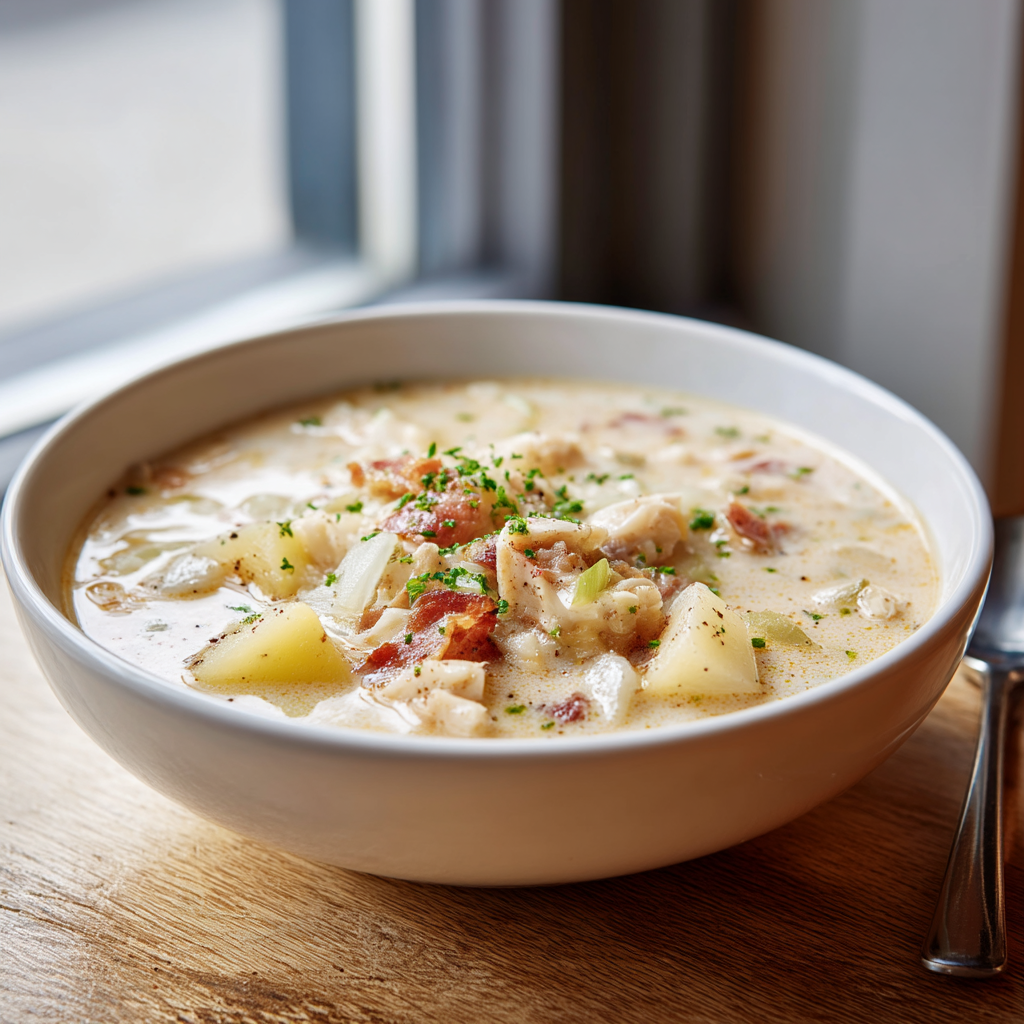 new england clam chowder recipe