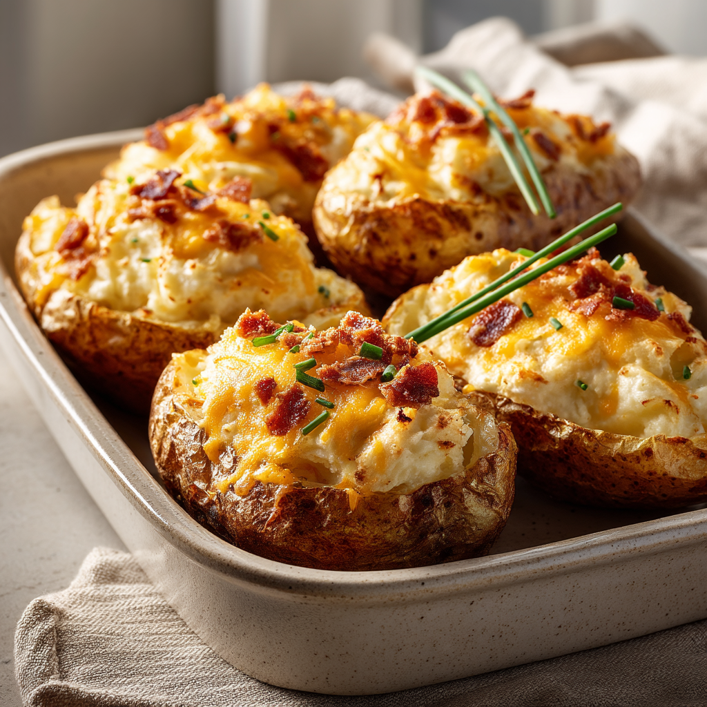 twice baked potatoes recipe
