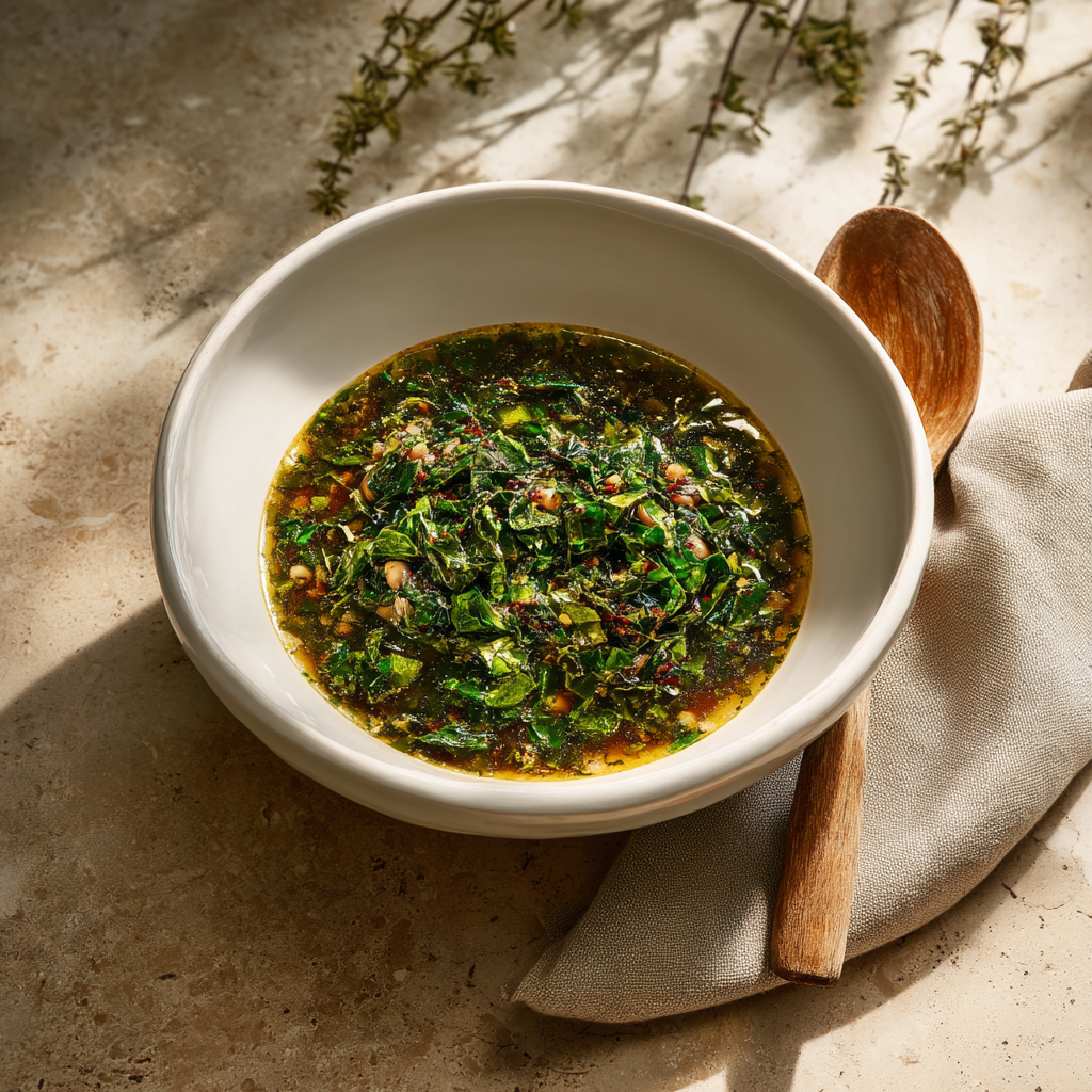 gumbo z'herbes recipe