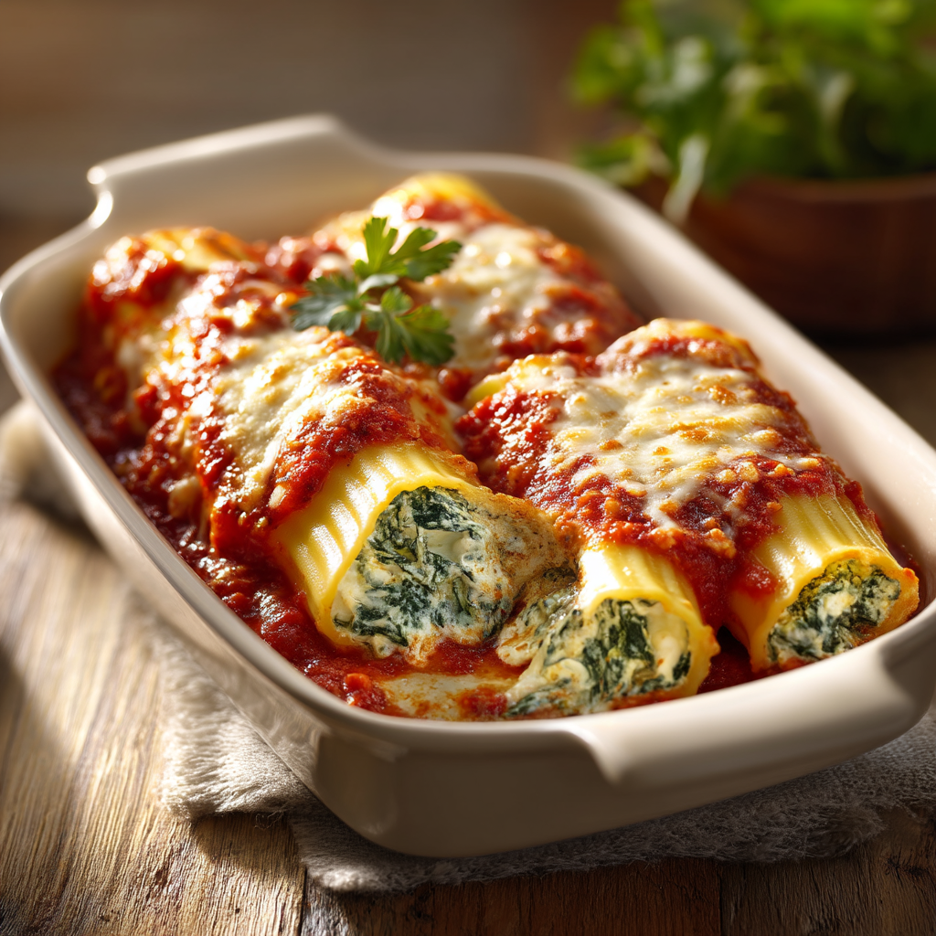 manicotti recipe